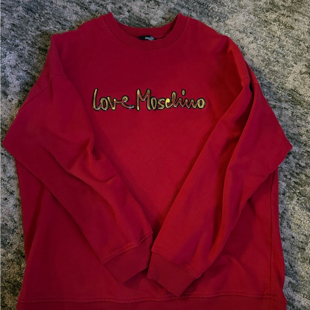Love Moschino Red Sweater for Men